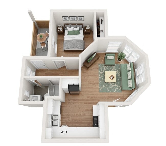 Floorplan - STATION 121 at Town Center Apartments