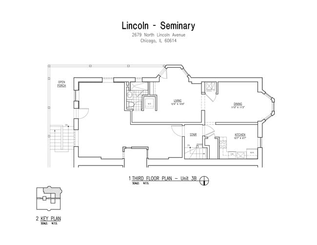 Floorplan - 2677 N Lincoln Ave, Chicago, IL 60614