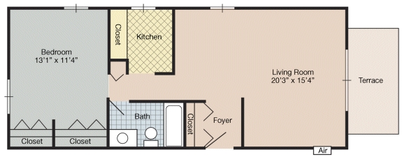 1BR/1BA - Farmington West Apartments