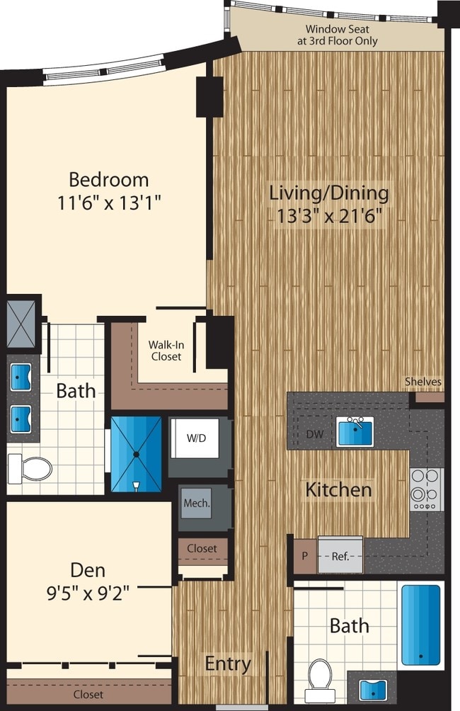 Floorplan - 425 Mass