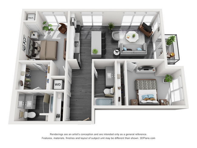 Floorplan - Green on 4th