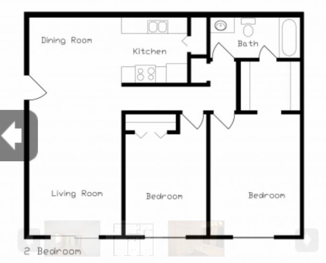 2BR/1BA - Tree Lane Park Apartments