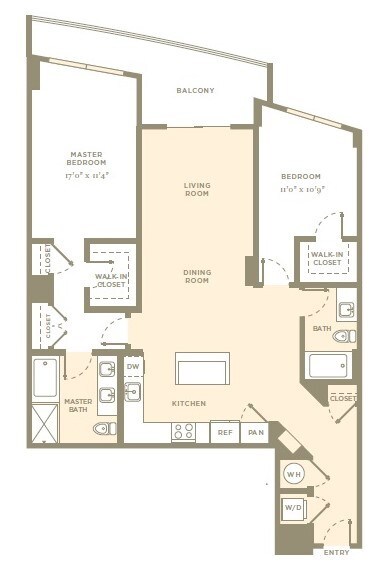 Floorplan - Amaray Las Olas by Windsor