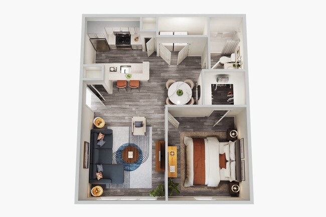 A1 - 1 Bed 1 Bath - Rise Crown View