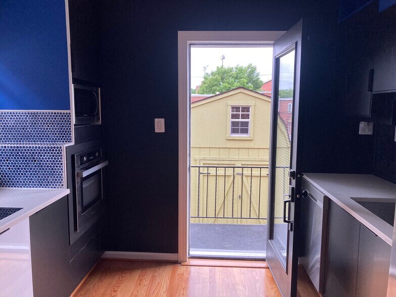 View through back door to rear area - 645 Oglethorpe St NE