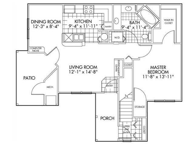 Floorplan - Farmington Lakes Apartments