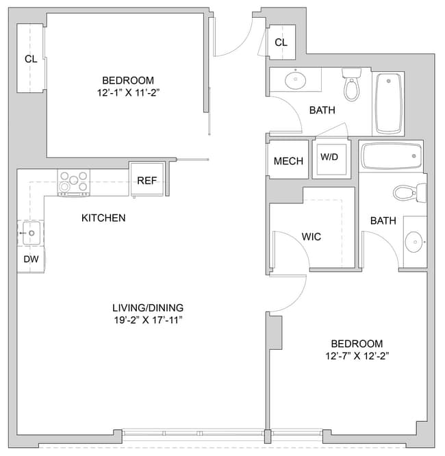Floorplan - The Modern at Art Place