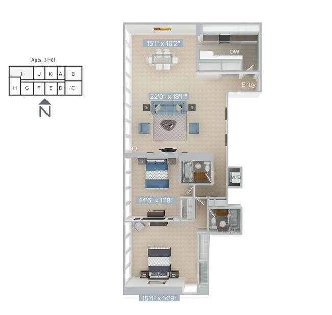 Floorplan - Avalon at Prudential Center