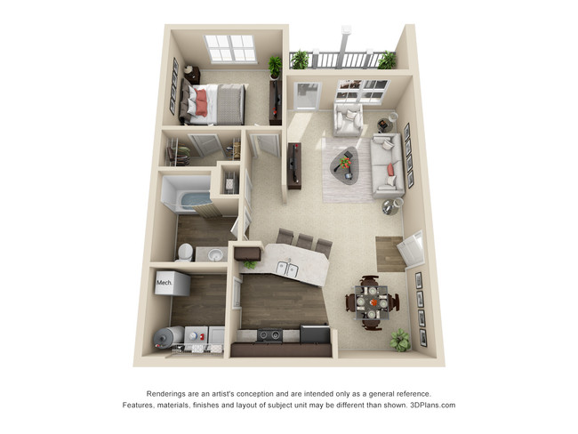 Floorplan - The Wendell