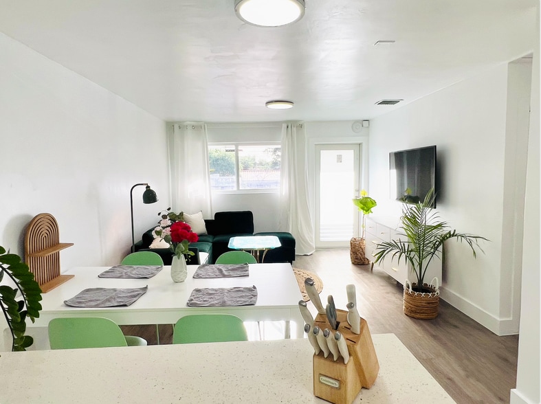 View from kitchen. - 6863 NW 2nd Ave