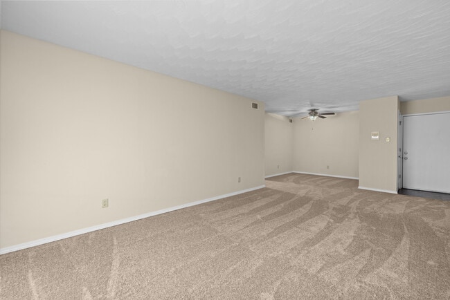 Deerfield Apartments | Two Bedroom Garden Deluxe-Remodel | Living & Dining Space - Deerfield Apartments