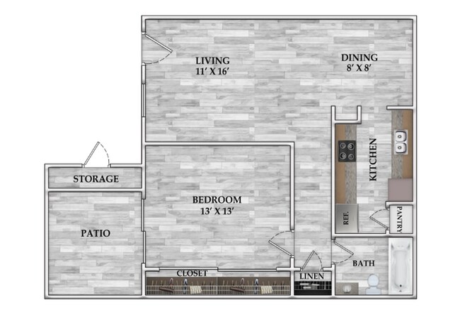 Floorplan - Serena Oaks Apartments