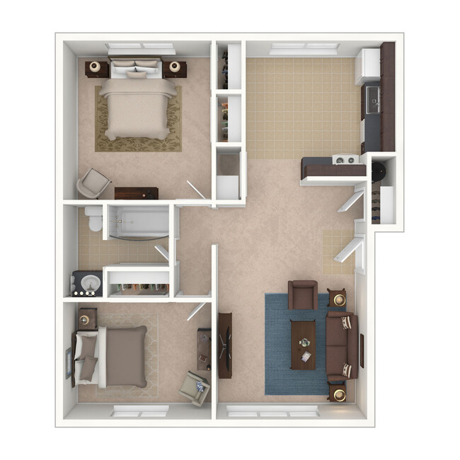 Floorplan - Arbor Place Apartments