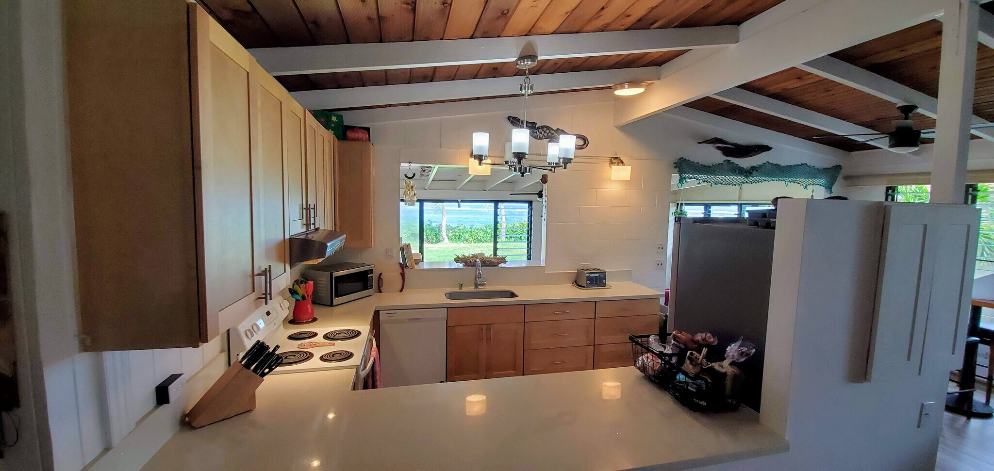 Ocean view from Kitchen - 68-243 Au St