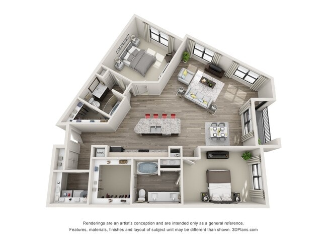 Floorplan - The Mallory Eastside