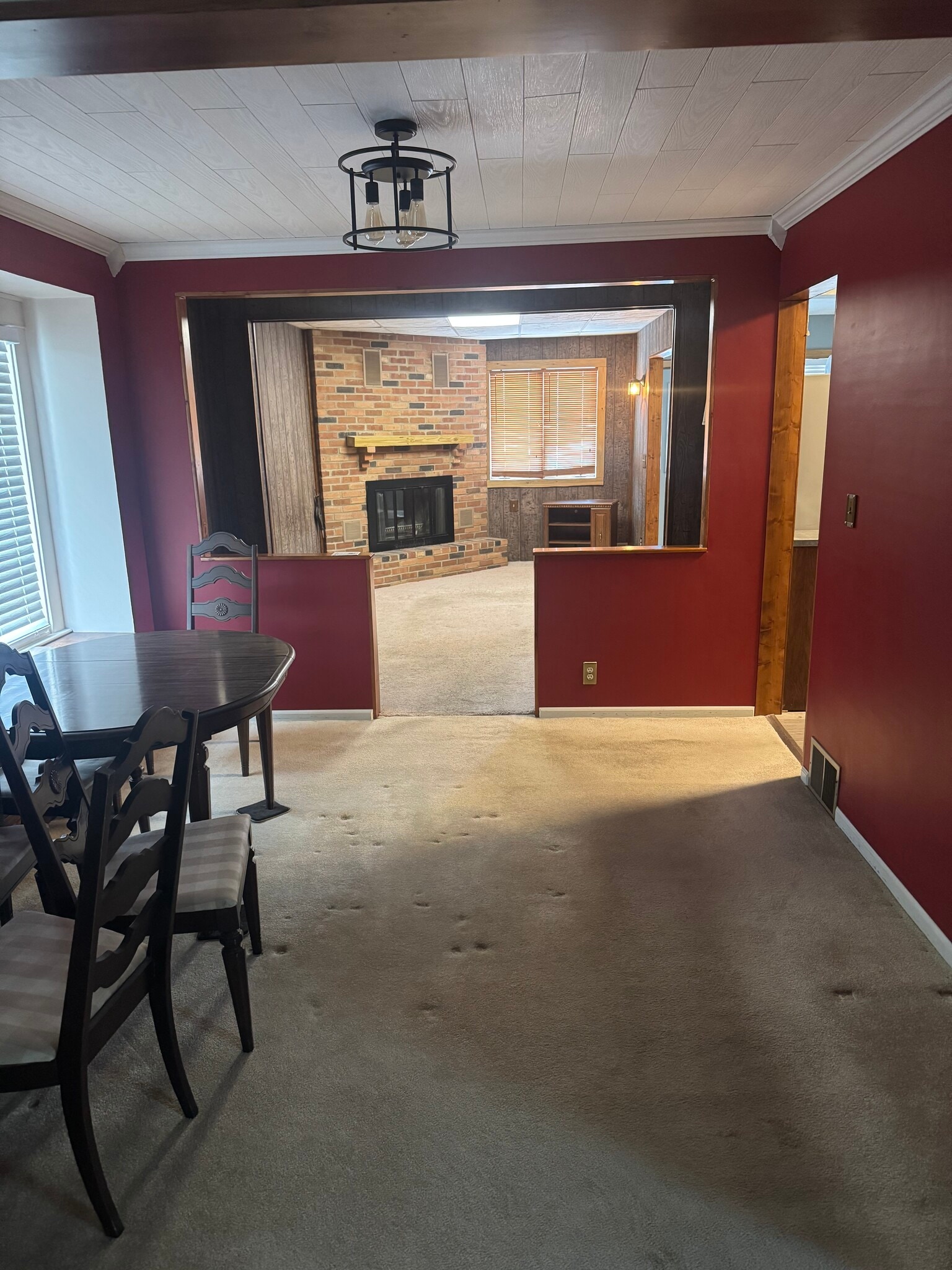 Dining room into living room - 1335 Parkman Rd NW