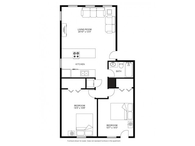 Apartment 208-1 - Laurel Commons