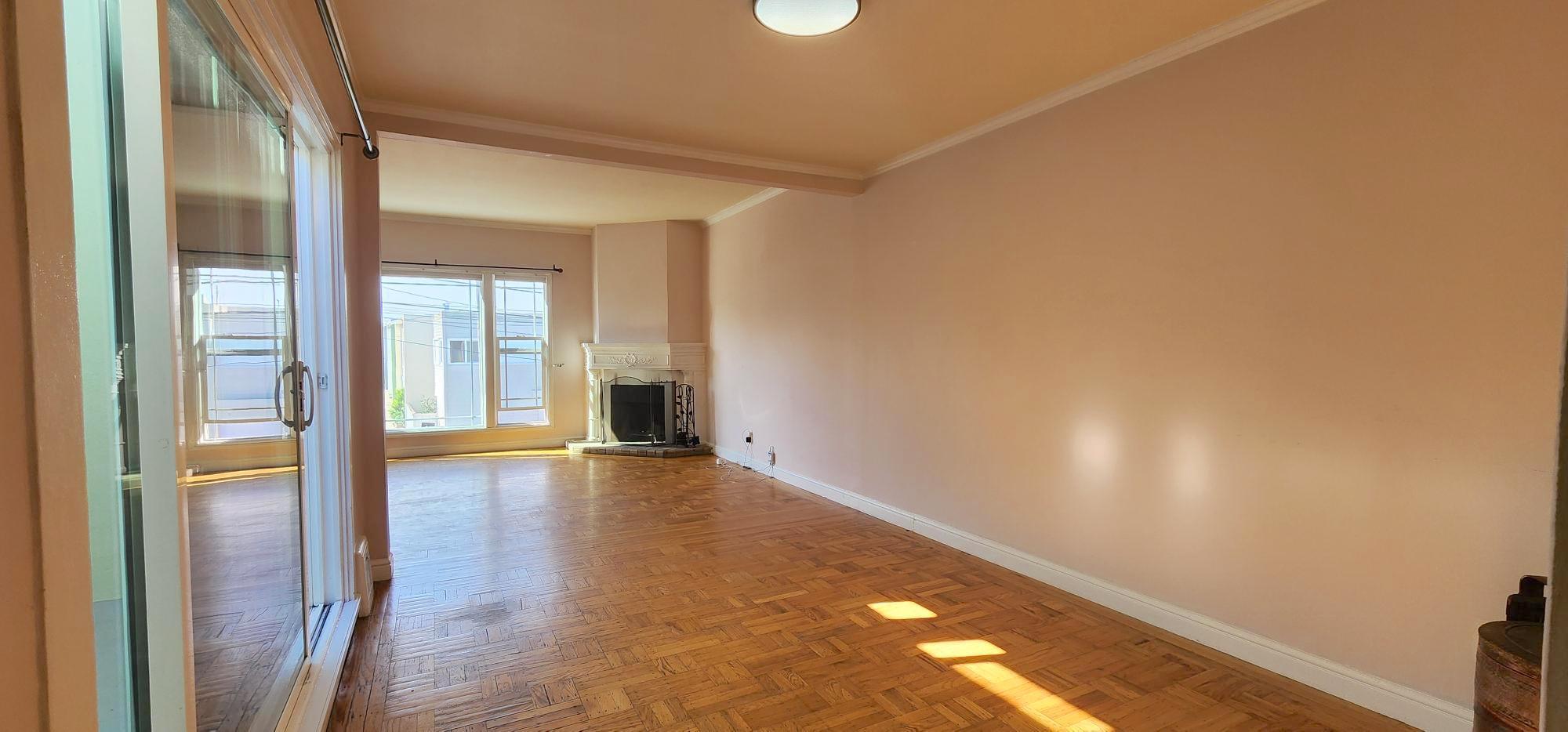 Looking back to Living Room from Dining Room: 10'4" X 14' - 245 Concord St