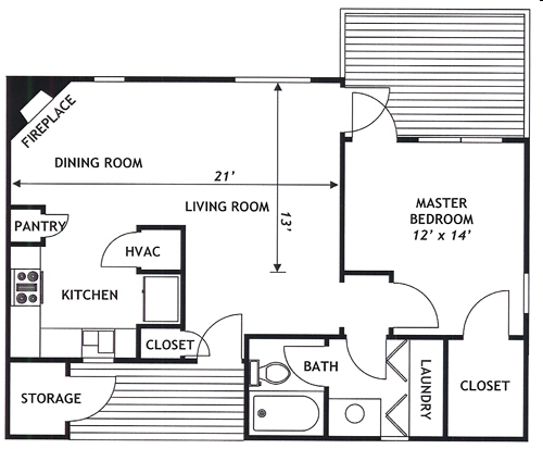 Plan A - Pinnacle Apartments