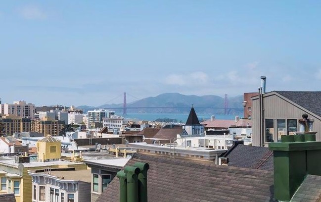 Rooftop deck with City views - 1155 Leavenworth St