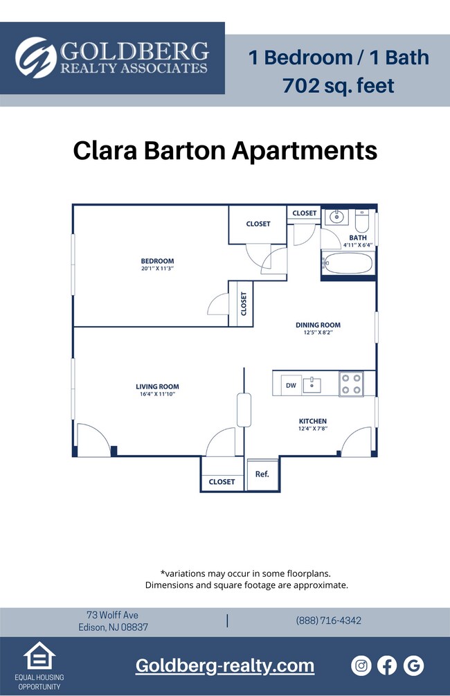 Clara Barton Apartments 101 A Woodbridge Ave Edison NJ 08837