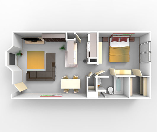 Floorplan - 7979 Westheimer Apartments