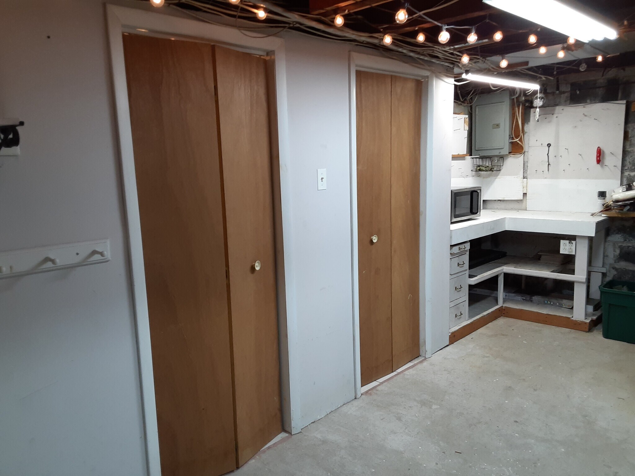 Basement storage & Craftbench - 53 Edgewater ave