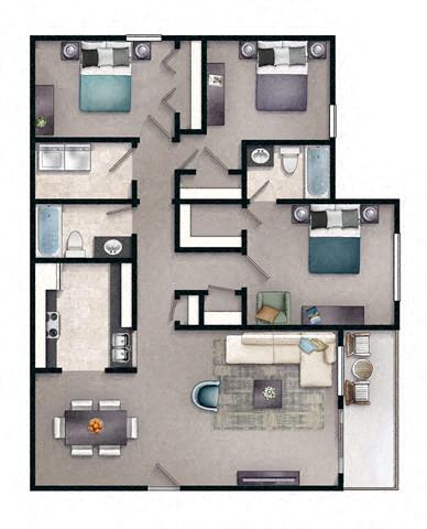 Floorplan - Ballantyne Commons of Stockbridge