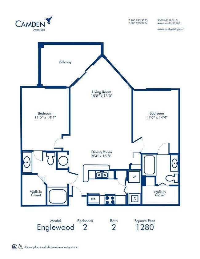 Floorplan - Camden Aventura