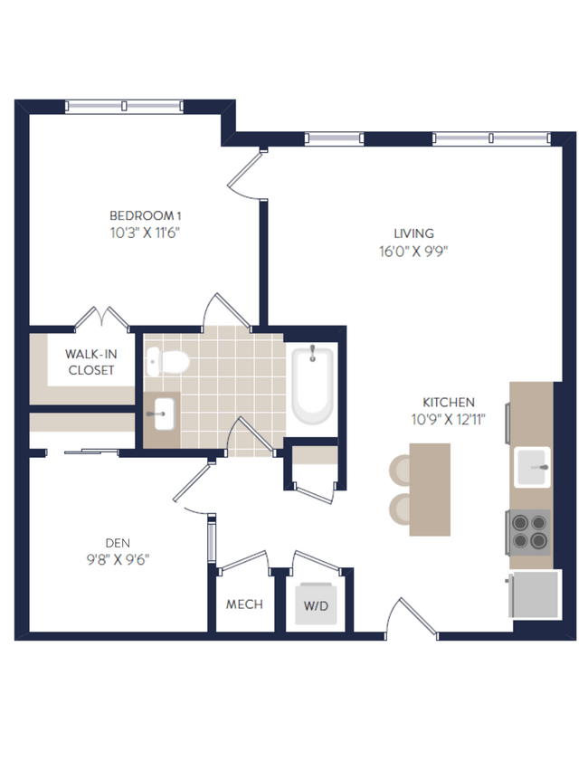 Floorplan - Rise at Temple Courts