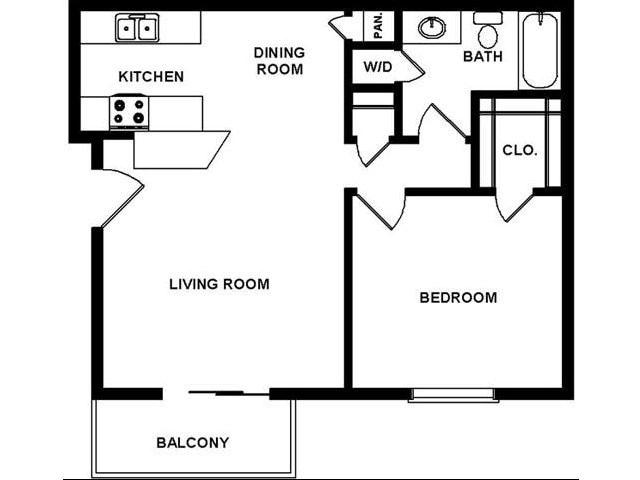 Floorplan - Southwinds Apartments