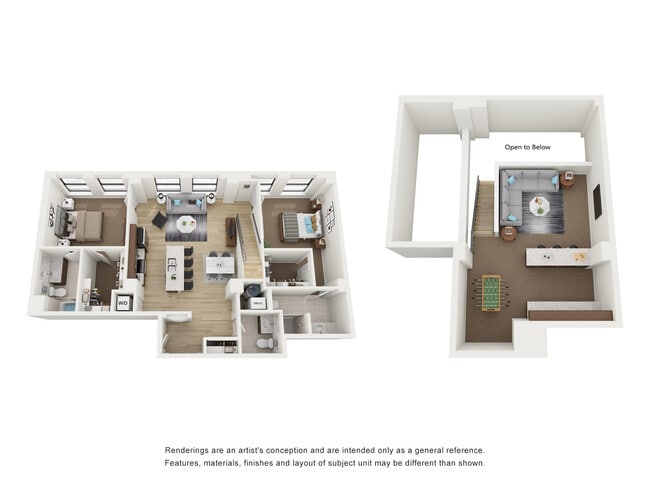 2x2.5 Penthouse Loft Q - Residences at 150 Bagley