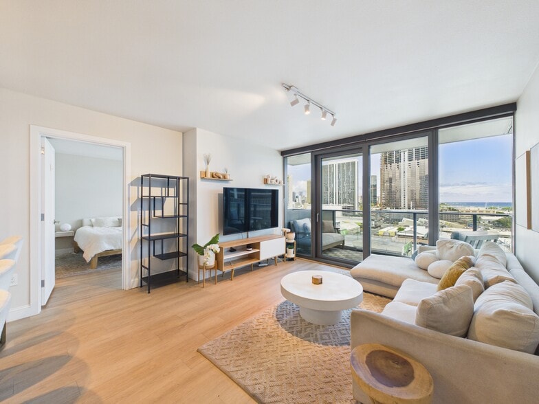 living room - 600 Ala Moana Blvd