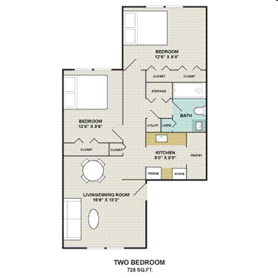 2BR/1BA - The Glens