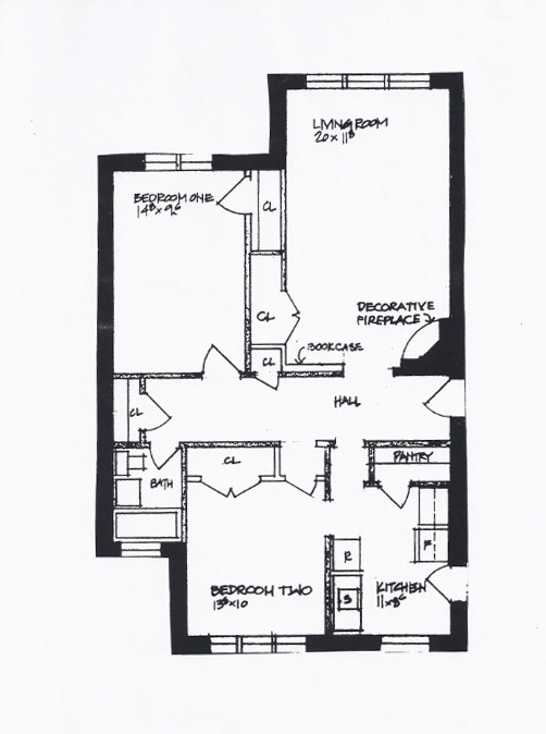 Floorplan - 2212-26 Sherman Ave.