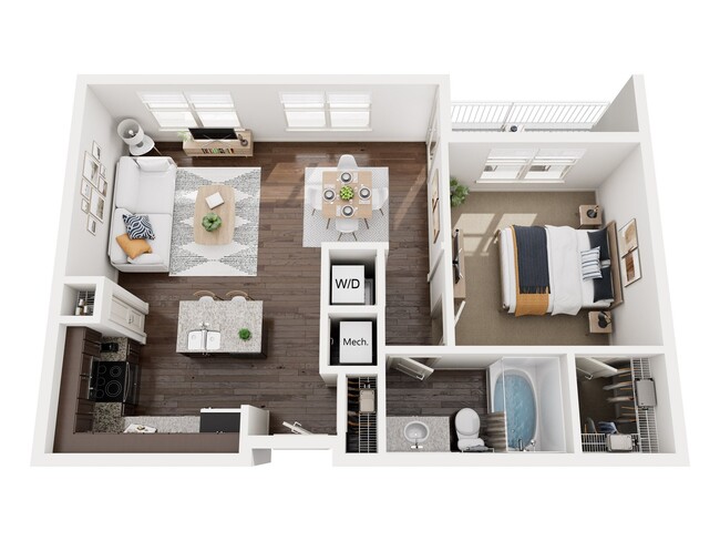 Floorplan - 1377 Brookhaven Apartments