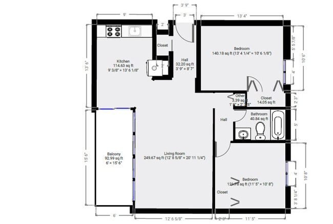 Floorplan - Meadow East Apartments