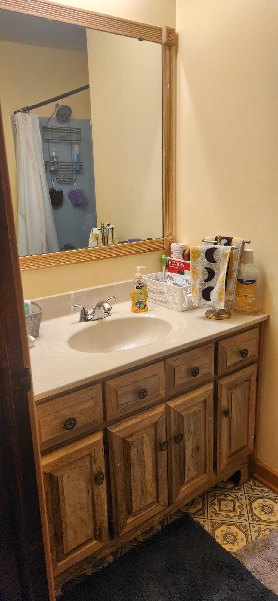 Antique sink and cabinet - 2116 Thaler Ave