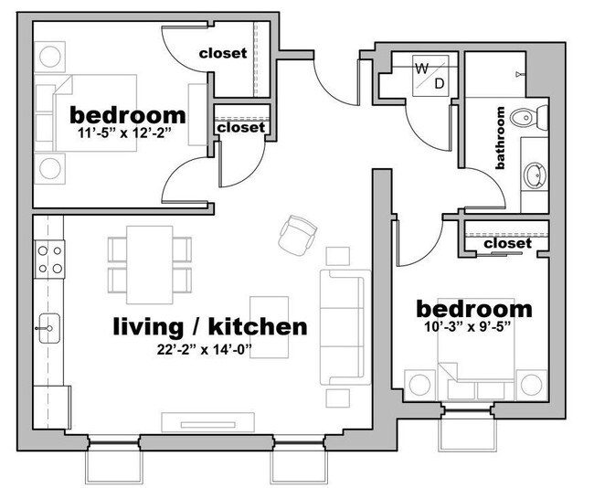 Floorplan - Lofts on Prospect