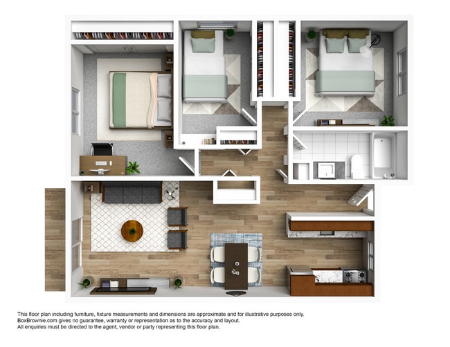 Floorplan - West on Murray Apartments