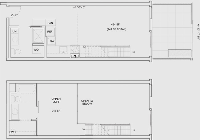 Floorplan 1 - Hollywood Lofts