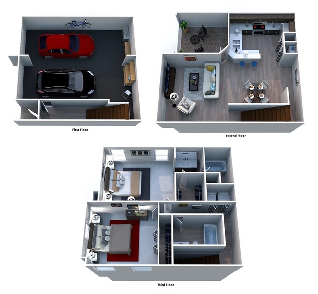 Floorplan - Windsor Castle - Townhomes