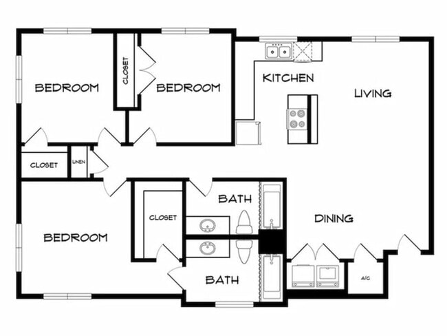 Floorplan - The Ensign Apartments