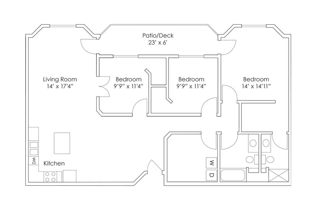 Floorplan - The Meadows Apartments