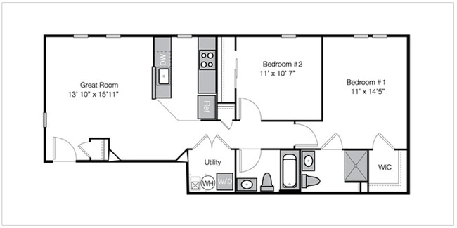 Stansbury Flat Floorplan - LC New Albany