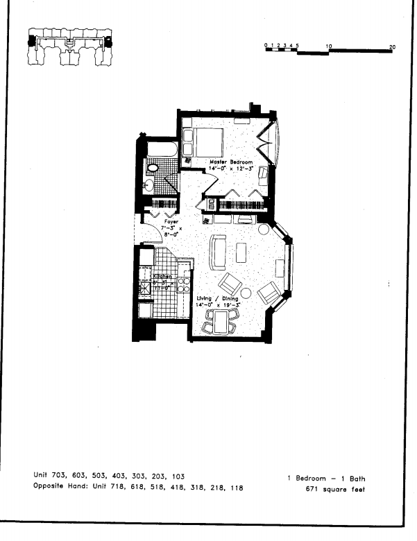 Floorplan - Landmark Square Apartments