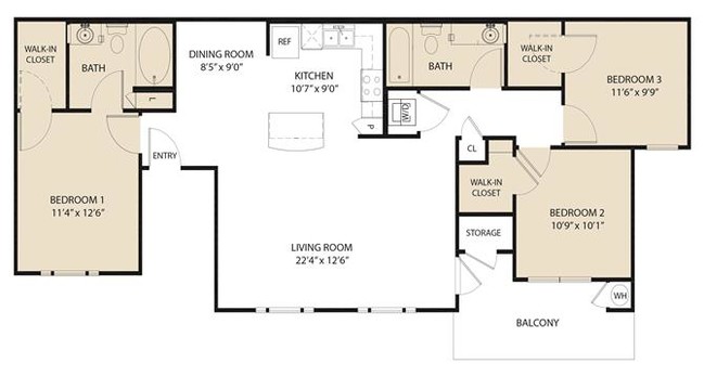 Floorplan - Costa Tarragona West