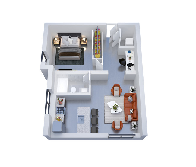 Floorplan - Peanut Factory Flats