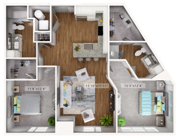 Floorplan - Ellipse Urban Apartments