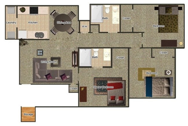 3BR/2BA - Chapel Ridge of Martin (old)